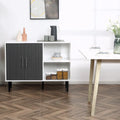 Buffet Cabinet Storage Sideboard with Adjustable Shelf, 2-Door Kitchen Cupboard, Grey