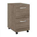 2-Drawer Mobile File Cabinet with Locking Drawers and Casters