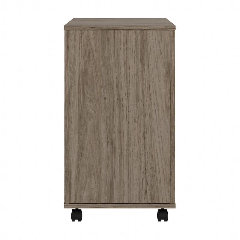 2-Drawer Mobile File Cabinet with Locking Drawers and Casters