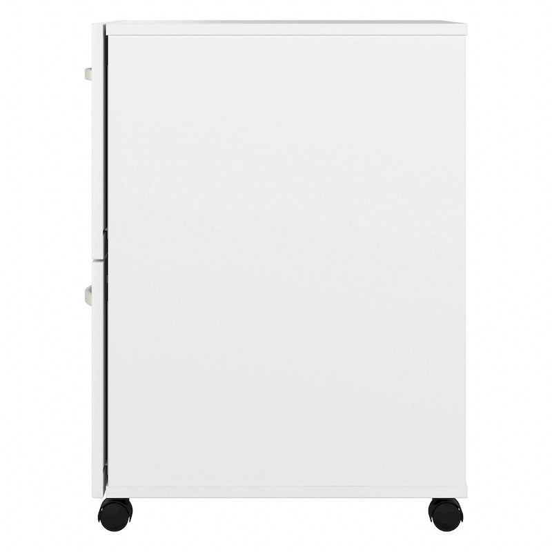 2-Drawer Mobile File Cabinet with Locking Drawers and Casters