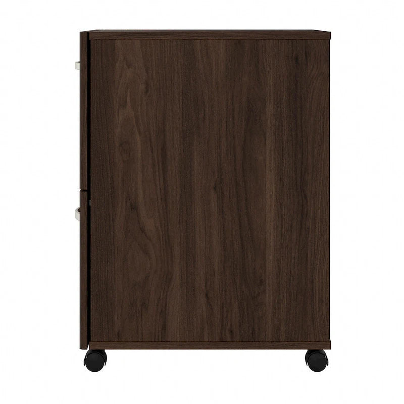 2-Drawer Mobile File Cabinet with Locking Drawers and Casters