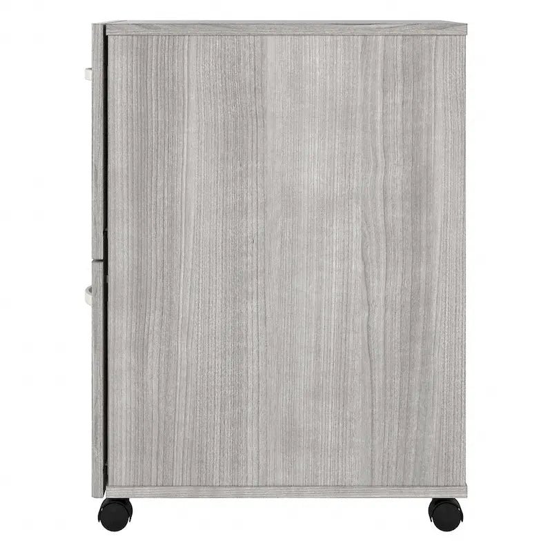 2-Drawer Mobile File Cabinet with Locking Drawers and Casters