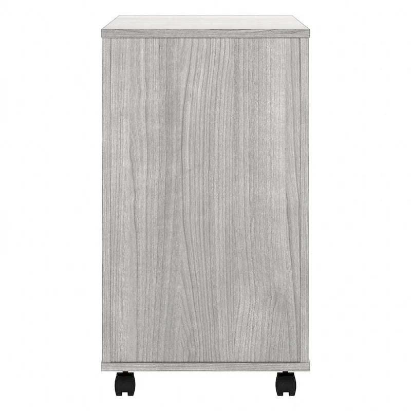 2-Drawer Mobile File Cabinet with Locking Drawers and Casters
