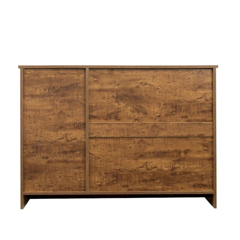 Modern Wood Buffet Sideboard with 3 Doors & 2 Drawers