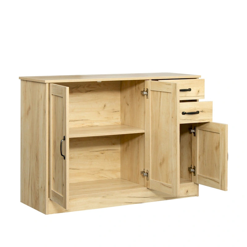 Modern Wood Buffet Sideboard with 3 Doors & 2 Drawers