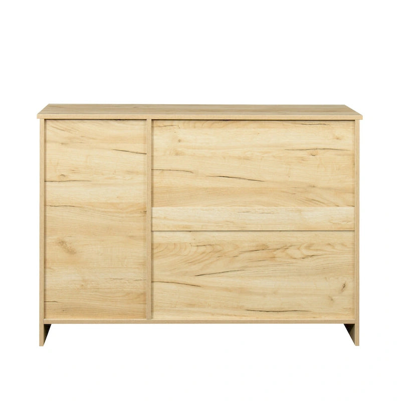 Modern Wood Buffet Sideboard with 3 Doors & 2 Drawers