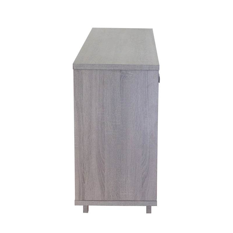 Rustic Wood Sideboard Storage Cabinet with 2 Doors – 47 Inch