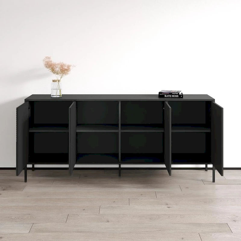 Modern Matte Sideboard Buffet Cabinet with Wide Storage