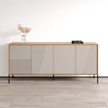 Modern Matte Sideboard Buffet Cabinet with Wide Storage