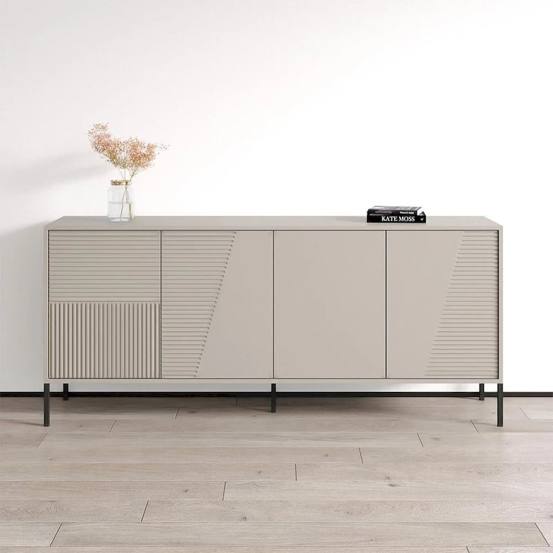 Modern Matte Sideboard Buffet Cabinet with Wide Storage