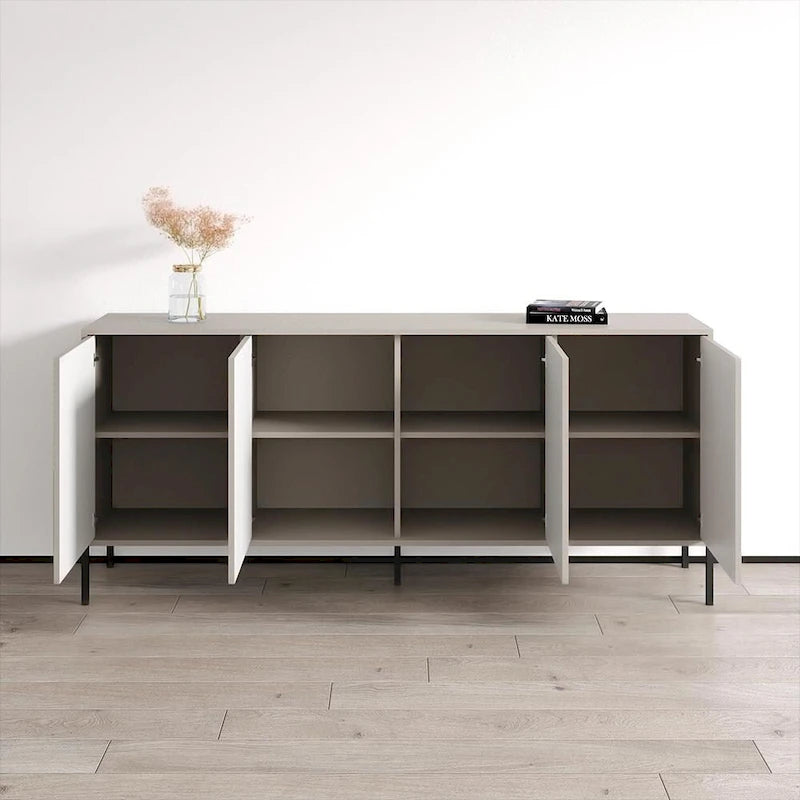 Modern Matte Sideboard Buffet Cabinet with Wide Storage