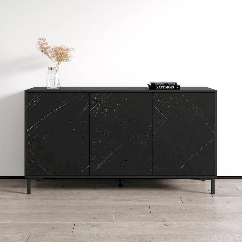 Modern Matte Sideboard Storage Cabinet