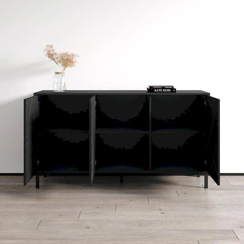 Modern Matte Sideboard Storage Cabinet