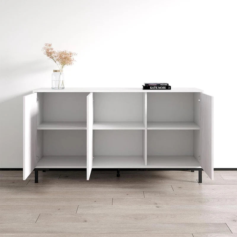 Modern Matte Sideboard Storage Cabinet