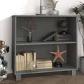 Solid Pine Wood Sideboard with 2 Open Shelves