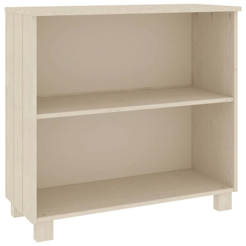 Solid Pine Wood Sideboard with 2 Open Shelves