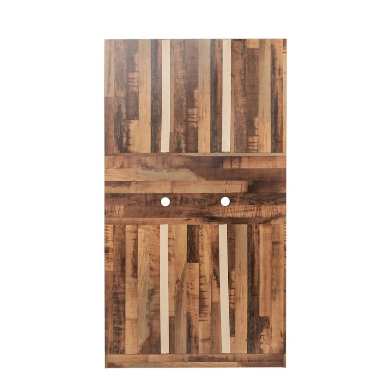 Tall Storage Wardrobe with 6 Doors, Open Shelf & Drawer