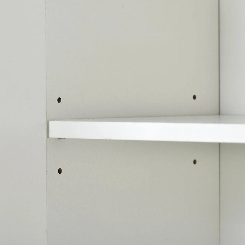 Modern Sideboard Buffet Cabinet with Push-Open Doors and Metal Legs