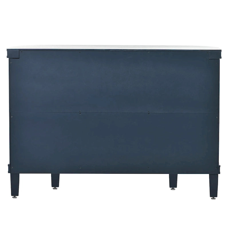 Storage Cabinet with Antique Pattern Doors