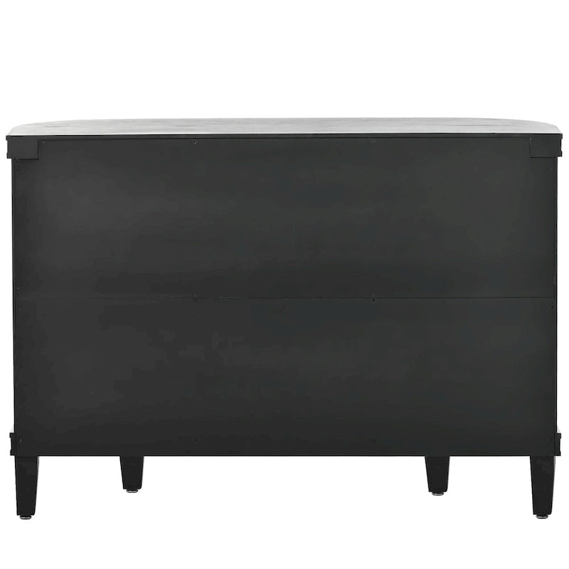 Storage Cabinet with Antique Pattern Doors