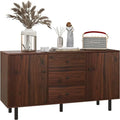 Wood Grain Buffet Sideboard Cabinet with 2 Doors & 3 Drawers – 50 Inch