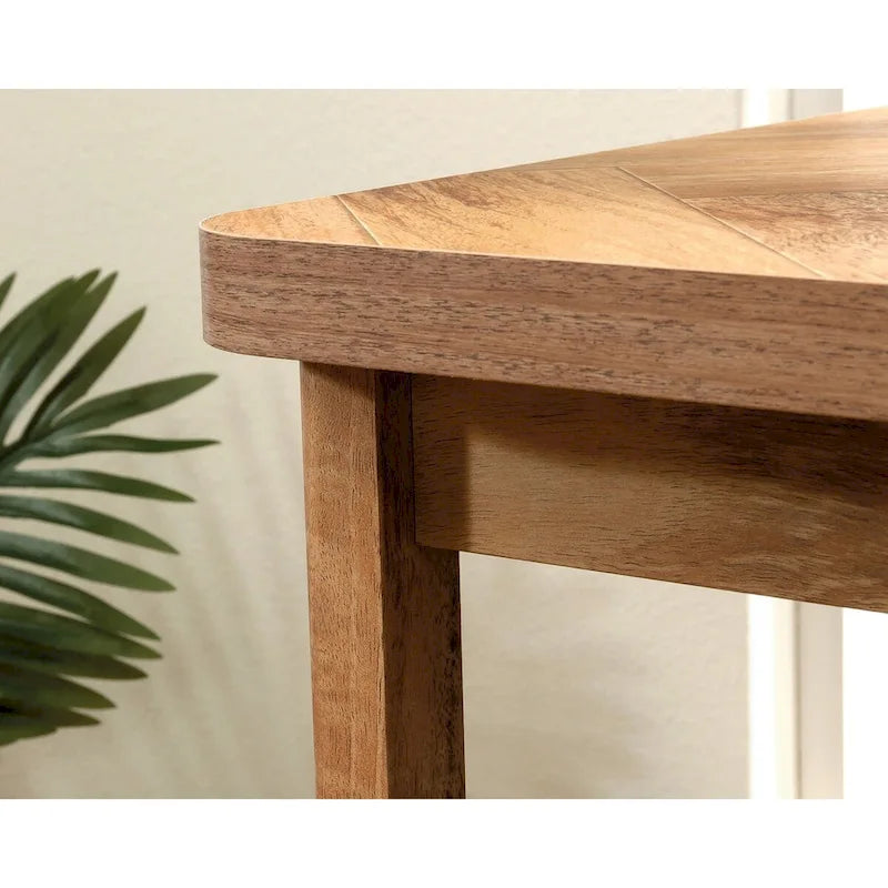 Lateral File Cabinet with Herringbone Top, Open Shelf and Full-Extension Drawer