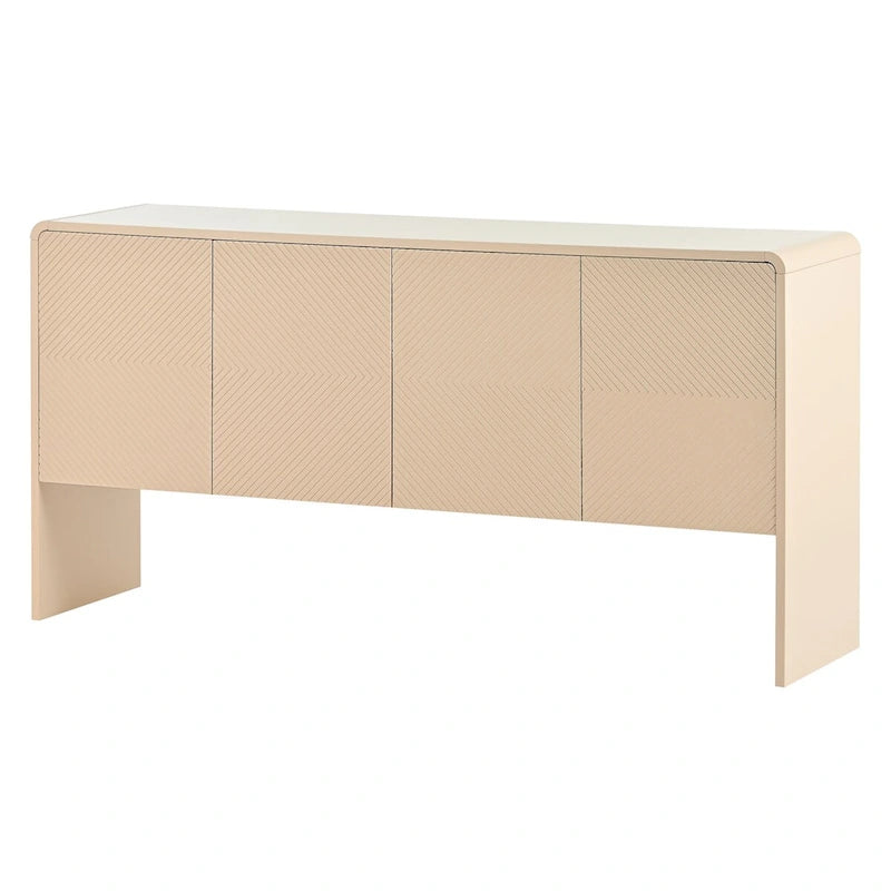 60-Inch 4-Door Minimalist Storage Sideboard