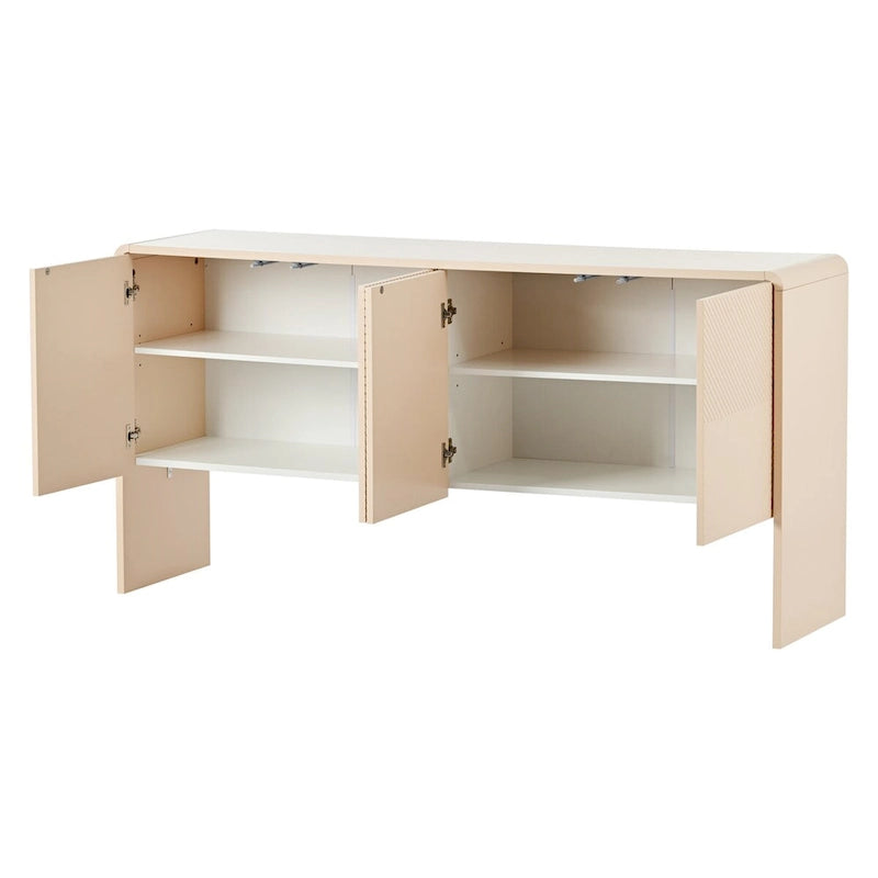 60-Inch 4-Door Minimalist Storage Sideboard